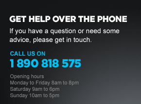 Get help over the phone