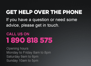 Get help over the phone